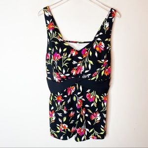 Lands’ End tankini top bathing suit 24W